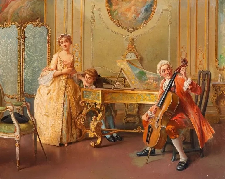 Музыкальная культура классицизма создает новые жанры инструментальной музыки – соната, симфония, концерт