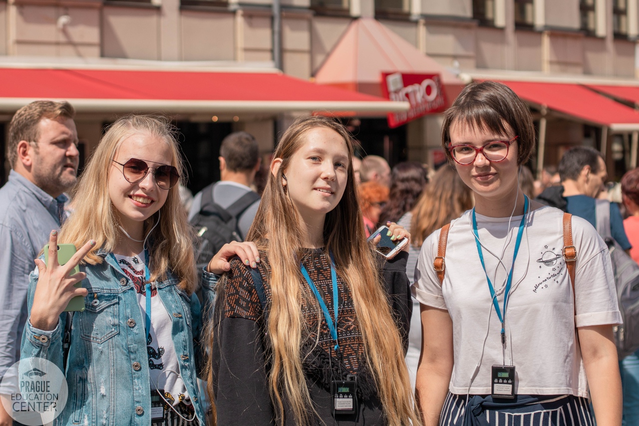 Студенты Prague Education Center на летней программе в Праге