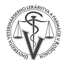 Логотип Университета ветеринарной медицины и фармацевтики в Кошице.