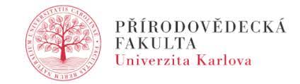 Логотип факультету природознавства Карлового університету